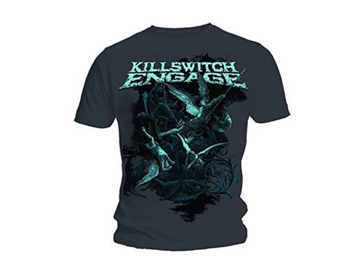T-Shirt (Unisex S) Engage Battle Charcoal Grigio