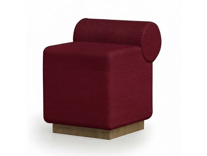 Xlmoebel Barhocker Design Rundhocker aus hochwertigem Polster in modernem Look (Hocker, Hocker), Hergestellt in Europa