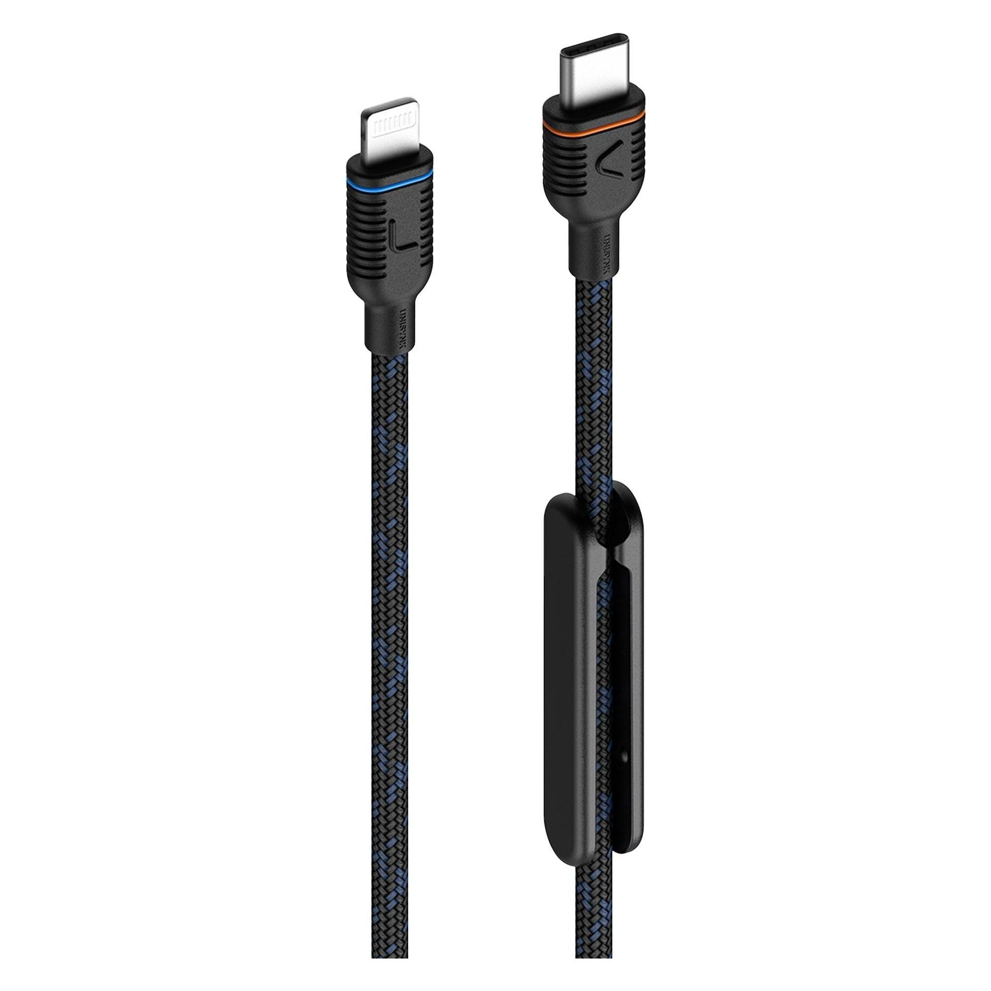 Unisynk 10329 mobile phone cable Black 1.2 m Lightning USB C (1.20 m) (10329)