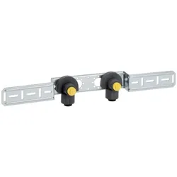 Geberit, Rohrverbindungstechnik, Anschlusswinkel PushFit d 16mmxRp 1/2, 90G, mont, 2-f, 52mm, RG