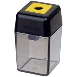 M + R Dosenspitzer schwarz/transparent