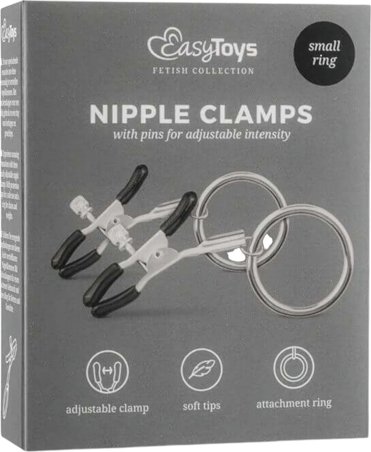 EasyToys Small Ring - Nipple Clips (Set of 2)