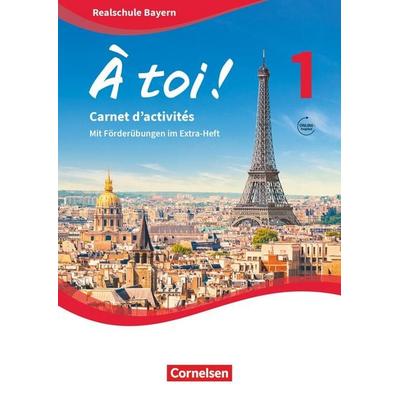 À toi ! Band 1 - Bayern - Carnet mit Audios online und eingelegtem Förderheft, Taschenbuch von Catherine Jorissen,Michele Heloury, Cornelsen Verlag,