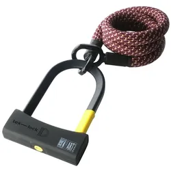 TEX-LOCK Textilschloss Eyelet inkl. D-Lock 120 cm | Chateau Red