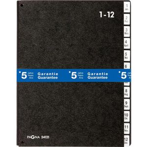 Pagna 24121 Pultordner 1-12 und Jan-Dez 12 Fächer