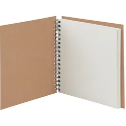 Fotoalbum Whire-O 60 Seiten 230x230mm kraft/offwhite