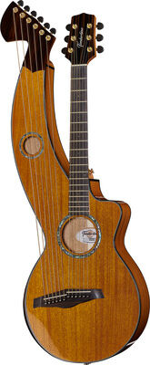 Timberline Guitars T30HGpc-e Harp Guitar Natur hochglanz