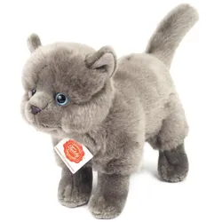 Teddy Hermann Karthäuser Katze stehend (20 cm)