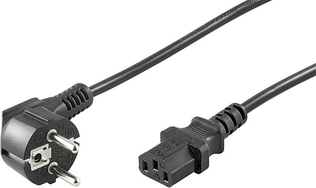 Microconnect PE010418 electriciteitssnoer Zwart 1,8 m C13 stekker