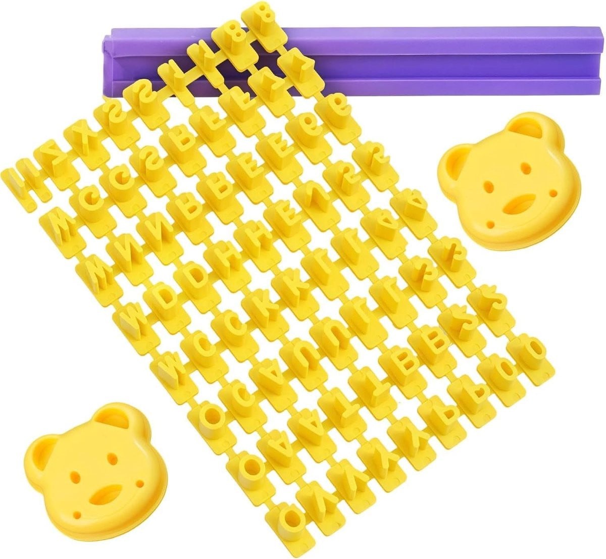 Biscuitafdrukken en Cake Mallen voor het Bakken van Lettervormige Koekjes en Broodjes