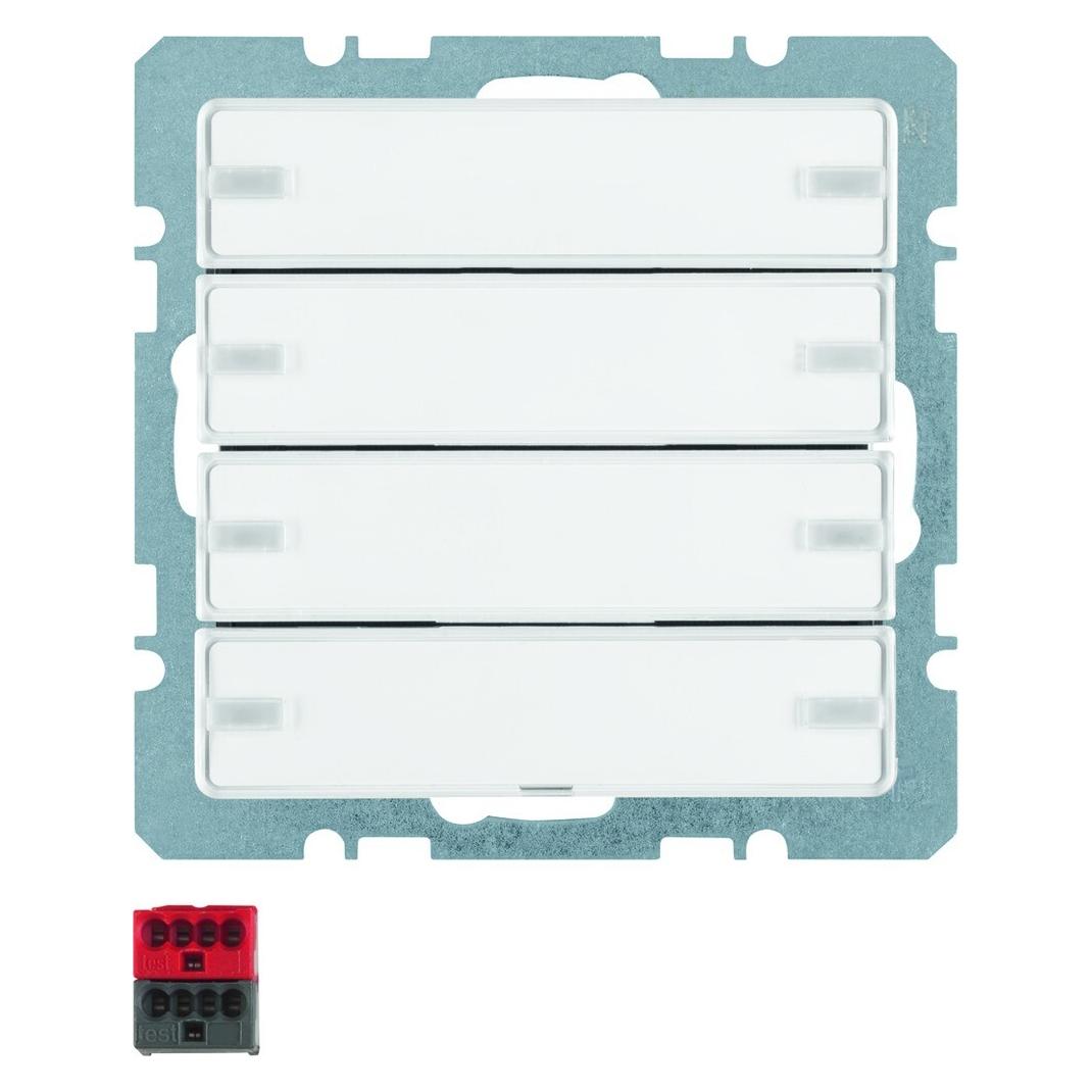Berker Tastsensor 4fach Komfort 80144329 KNX Q.1/Q.3 polarws samt (80144329)