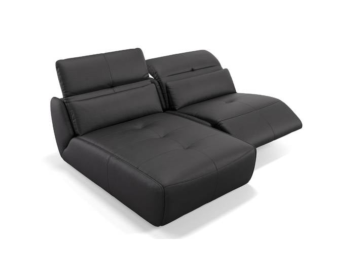 Ecksofa mit Relaxfunktion MODICA Leder Eckcouch