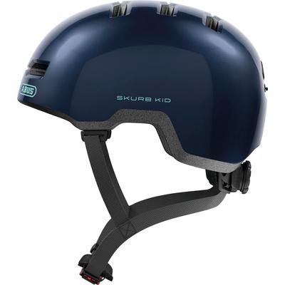 Fahrradhelm ABUS "Skurb Kid" Gr. S, blau, Helme, S Kopfumfang: 45cm - 50cm, glänzend, unifarben