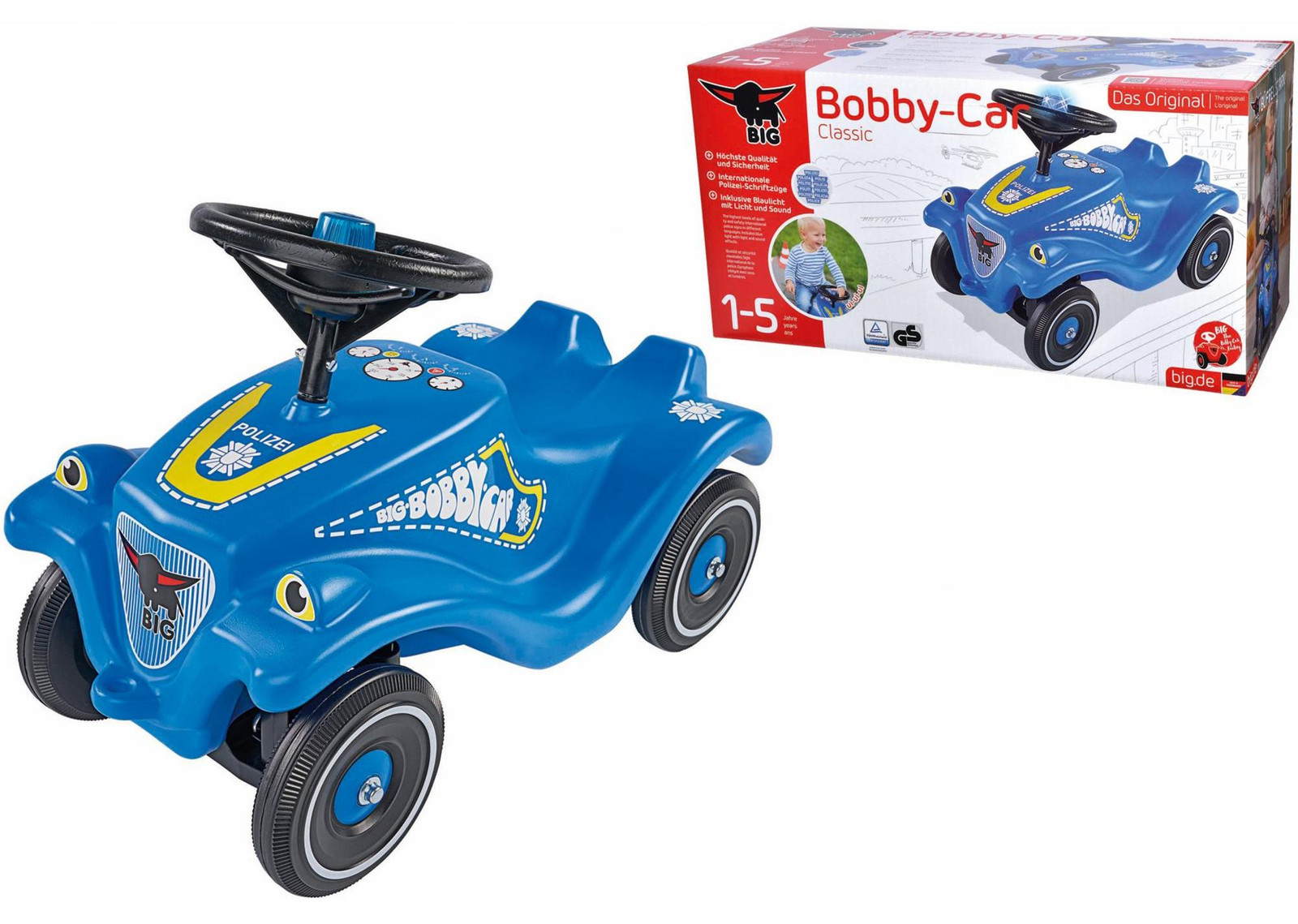 BIG Bobby-Car Classic politieversie