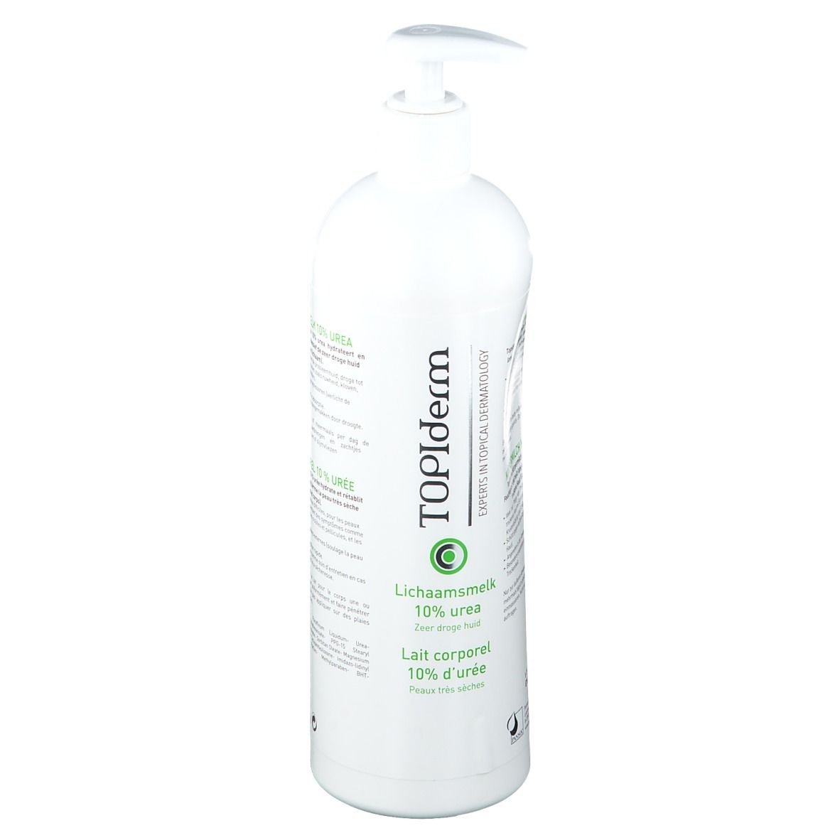 Topiderm Lichaamsmelk 10% Urea 500ml 500 ml Milch