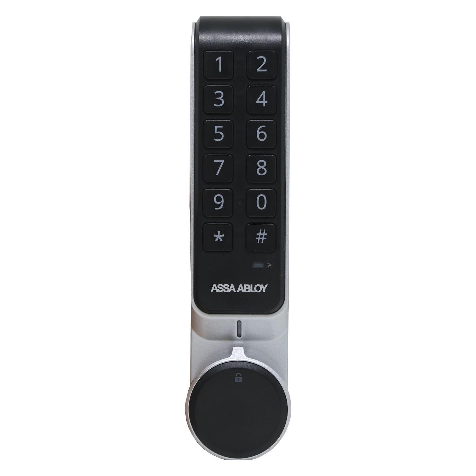 Assa Abloy Elektronisches Schrankschloss ML53PA PIN-vertikal Kurzform,TS 1-16mm (Elektronische Zahlenkombination) (42724405)