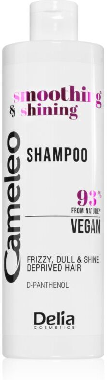Delia Cosmetics Cameleo Smoothing & Shining shampooing lissant pour cheveux indisciplinés et frisottis 400 ml
