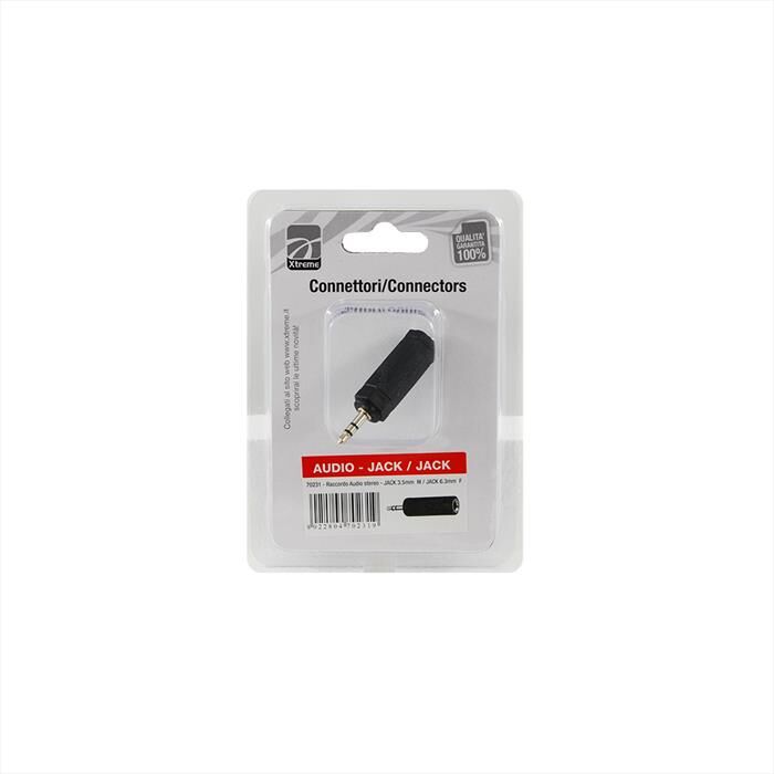 Xtreme Raccordo Audio Jack 3.5 Stereo-nero