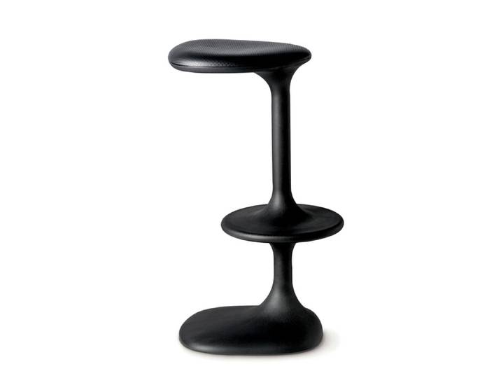 Hochstuhl Kant Casamania schwarz, Designer Karim Rashid, 33.5x79x45 cm