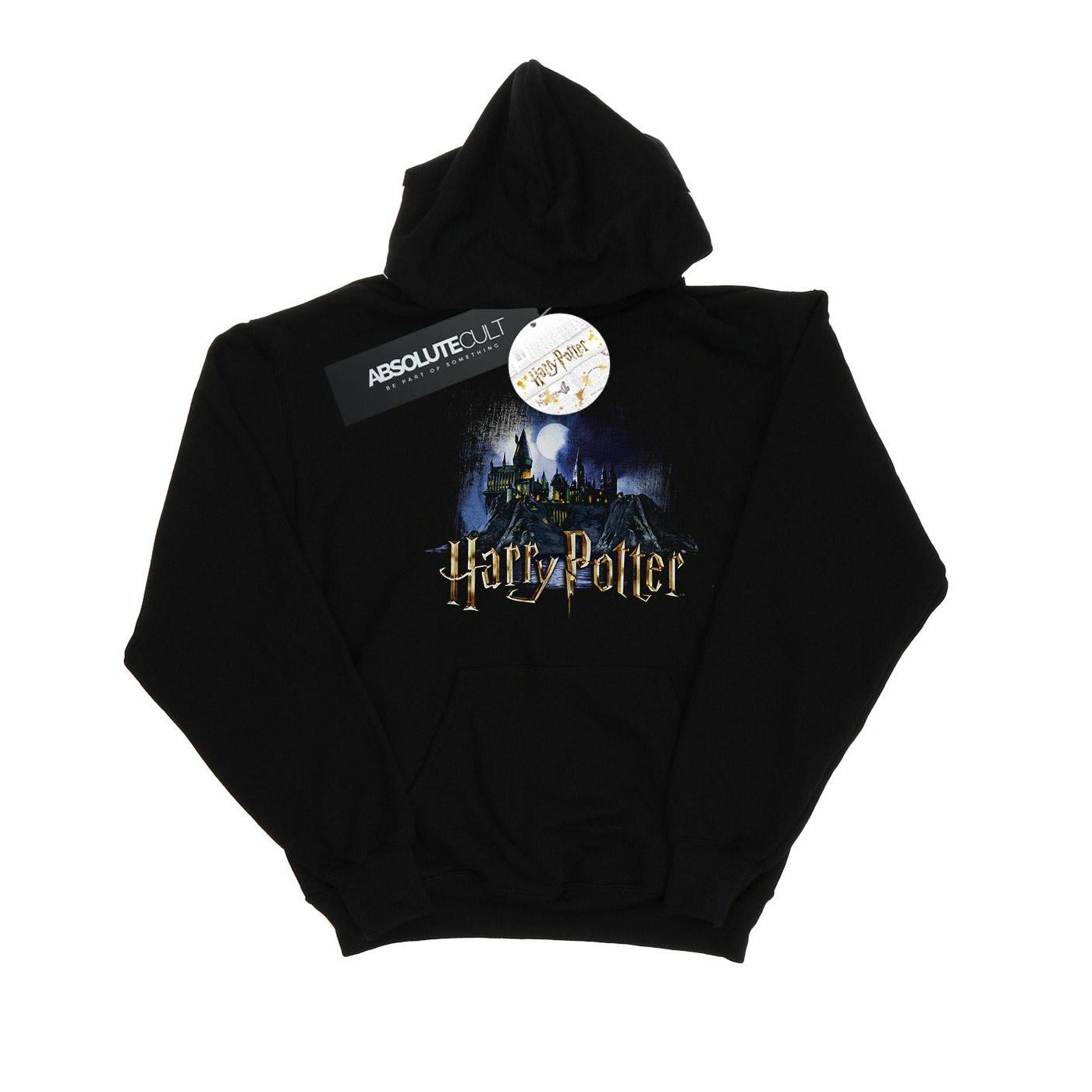 Harry Potter Jongens Zweinstein Kasteel Hoodie (Zwart)