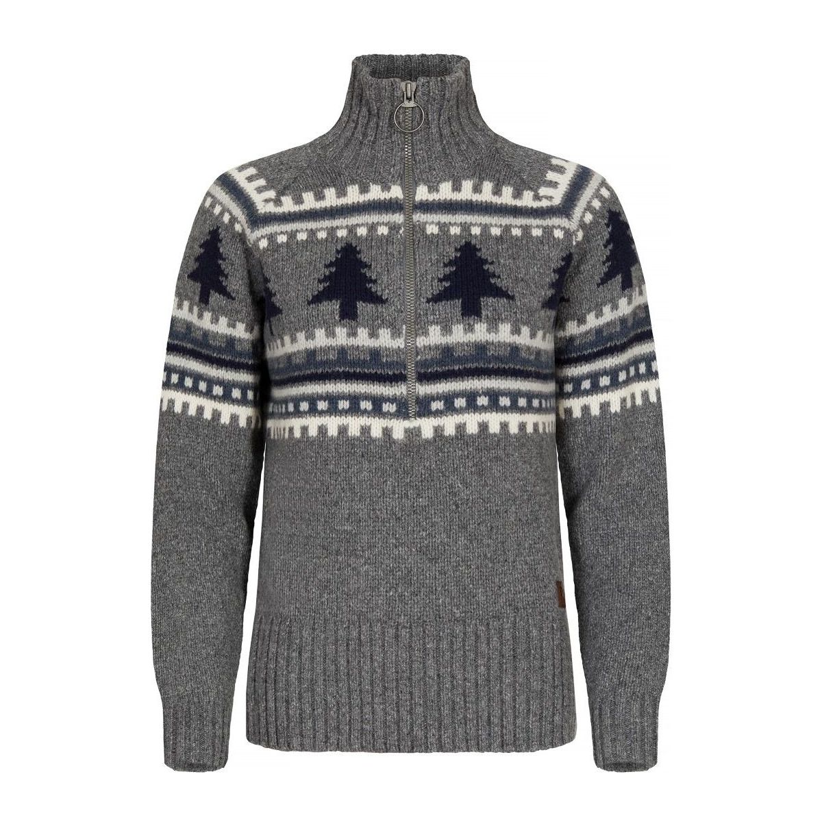 Elevenate Women Davos Zip Knit grey melange (980) M 199-21980004