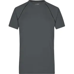James & Nicholson Herren Funktionsshirt T-Shirt JN496 titan/black XXL