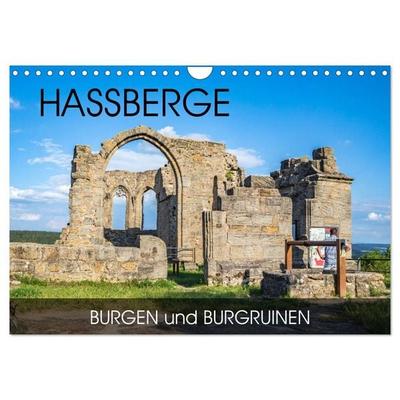 Haßberge - Burgen und Burgruinen (Wandkalender 2026 DIN A4 quer), CALVENDO Monatskalender