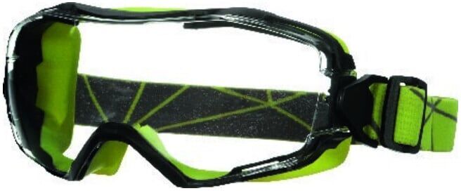 3M Lunettes de protection intégrales 6000, vert, PC, verre clair (7100216617)