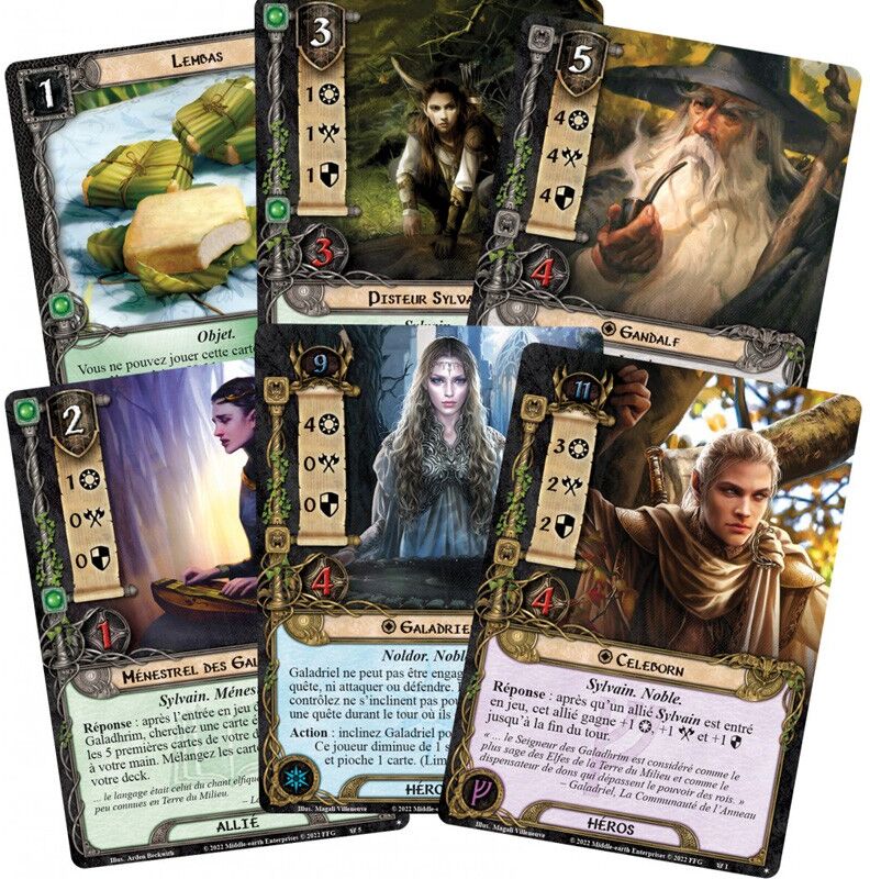 Fantasy Flight Games SdA JCE : Les Elfes de la Lórien (Deck)