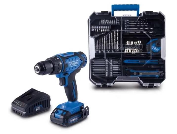 Perceuse-visseuse sans fil - SCHEPPACH - 20V IXES - Batterie lithium-ion 20V - 2 vitesses - 50 Nm