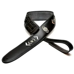 Bourbon Strap Guitar Apache Black - Gitarrengurt