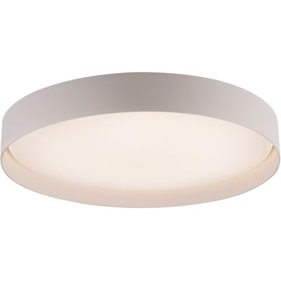 LED Deckenleuchte "TAVOLI", sandbrise, 1, Ø 49cm H: 7,3cm, 1 Stk., SCHÖNER WOHNEN-KOLLEKTION, Leuchten, SCHÖNER WOHNEN Kollektion, CCT 2700-6500K, IR-Fernbedienung, Dimmbar, LED Deckenleuchte