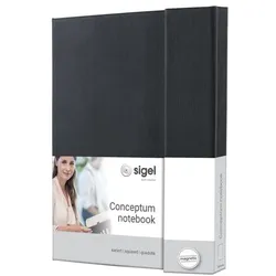 Sigel Notizbuch »Conceptum« CO161 A5 kariert - 194 Seiten rosa