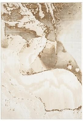 MDA Rugs Lavell Collection Abstract Beige/Cream Area Rug
