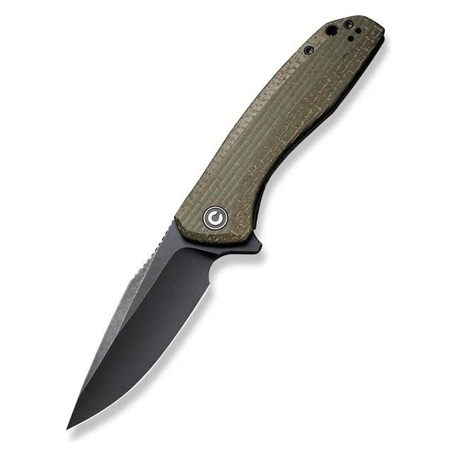 Civivi Nóż Baklash 9Cr18MoV Green Micarta Coarse (C801K)