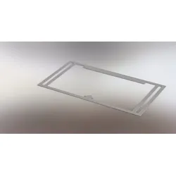 Hoesch kostenlose Schablone für SensePerience Rechteck 1600/1800x1000 bodenbündig 132796