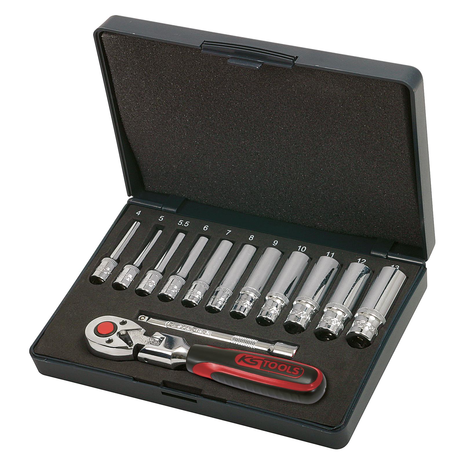 KS Tools 1/4" CHROMEplus Steckschlüssel-Satz (918.0613)