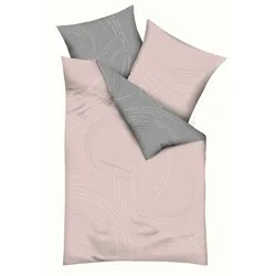kaeppel Bettwäsche Jaro 135 x 200 cm Satin Rosa Rose