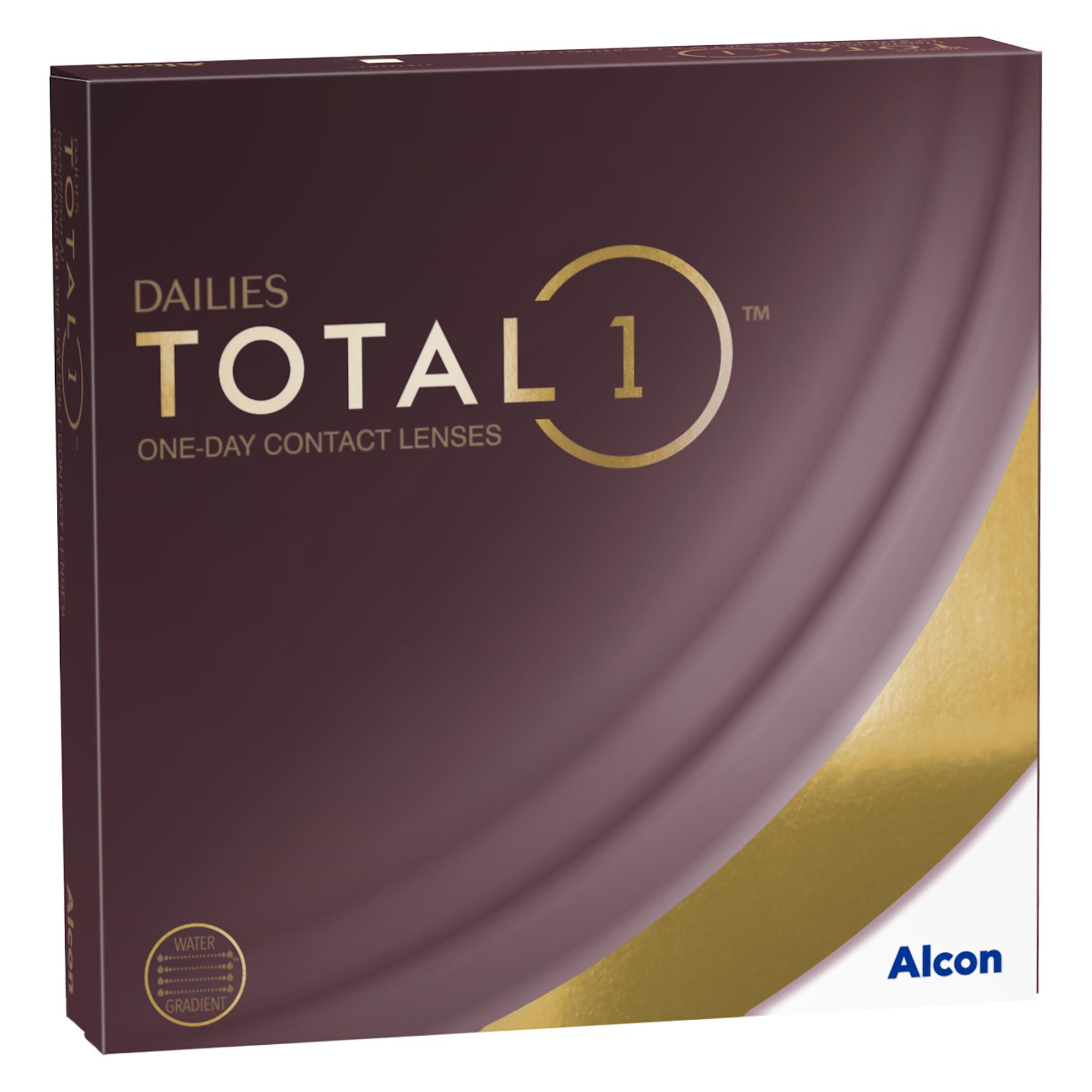 Dailies Total1 sphärisch (+2, Tageslinse, 90 Stk., Sphärisch) (630175508140)
