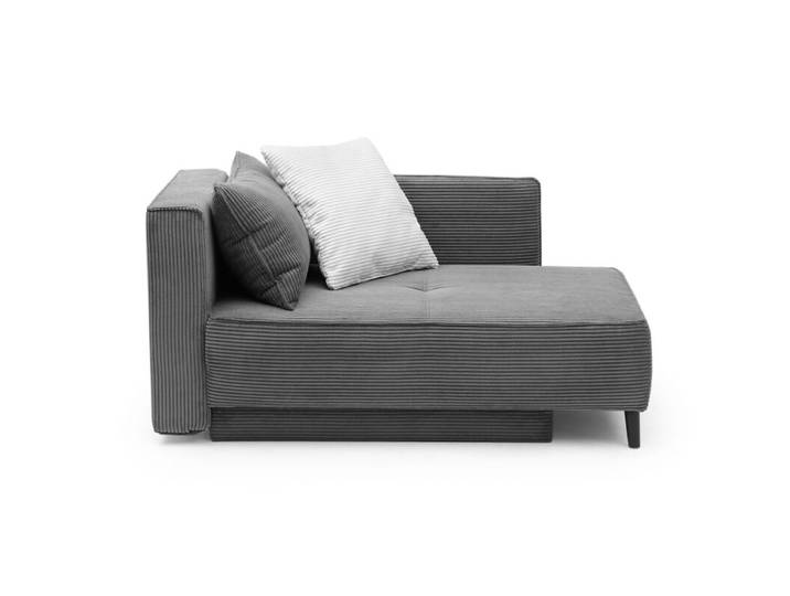 Trendstore Jadyn Recamiere in Cord - inkl. Schlaffunktion und Be