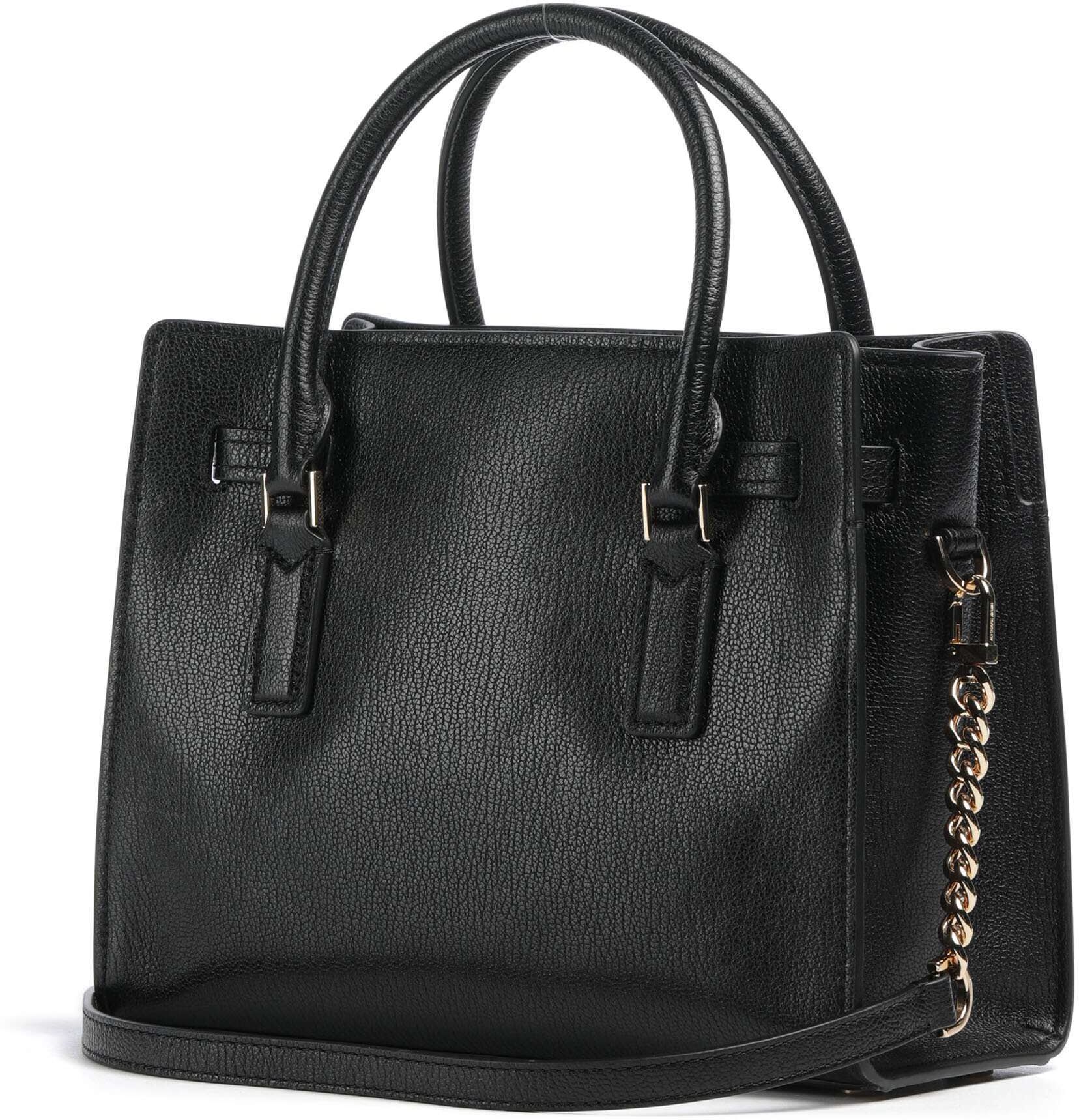 Michael Kors Hamilton Moderne Small Handtasche aus Leder, schwarz
