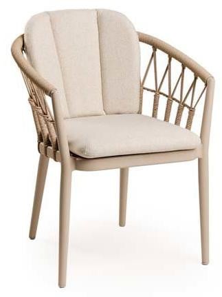 Santa Fe eetkamerstoel champagne Tierra Outdoor