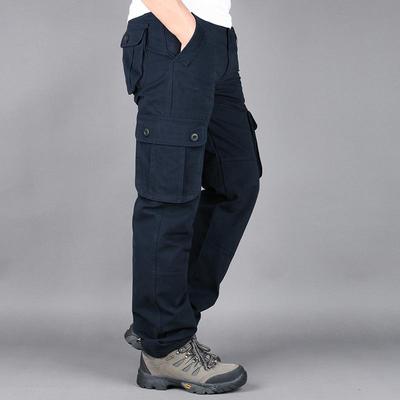 Rugged & Ready Mens Tactical Cargo Pants For Work, Hiking & Adventure Big Sizes Available navy 6pockets 42