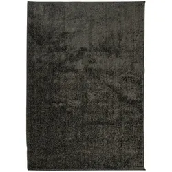 vidaXL Teppich ISTAN Hochflor Glänzend Anthrazit 140x200 cm