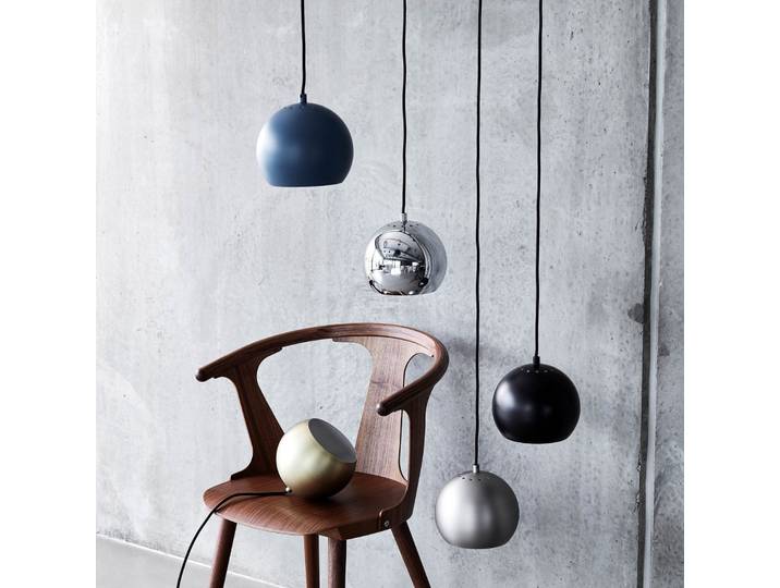 Ball Suspension Ø18 Matt Brushed Satin - Frandsen - Salon / séjour - Design - Métal - À ampoule unique