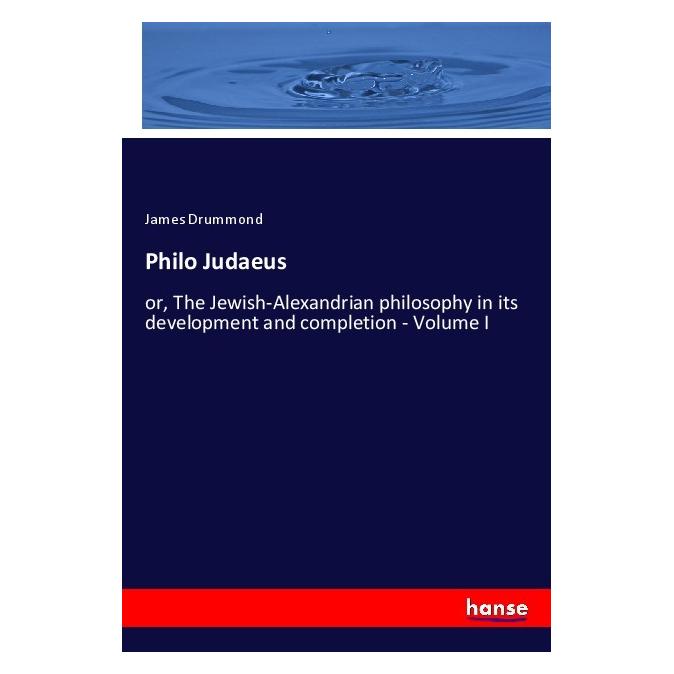 Hansebooks Philo Judaeus (Englisch, Softcover, James Drummond) (56903803)