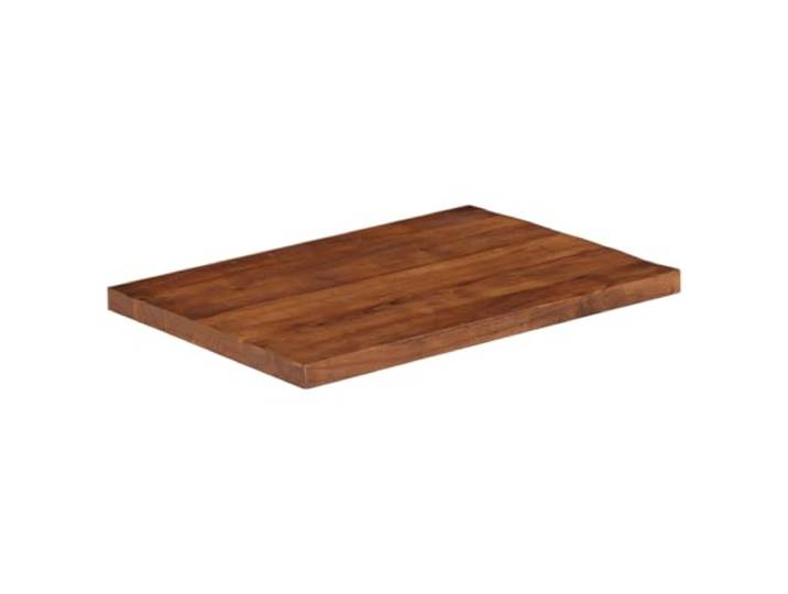 KLGBNCVE Tischplatte 90x70x2,5 cm Rechteckig Altholz Massiv Wiederverwendetes Holz, Rustikales Design, Vielseitig Kombinierbar, Einfache Reinigung