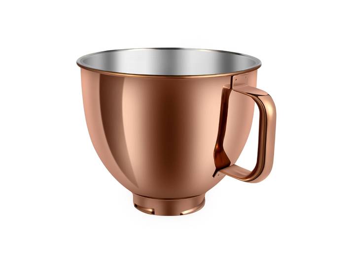 Bol en or Rose pour mélangeur KitchenAid 5QT, bol en acier inoxydable pour aide à la cuisine, bol de remplacement pour mélangeurs à tête inclinable KitchenAid