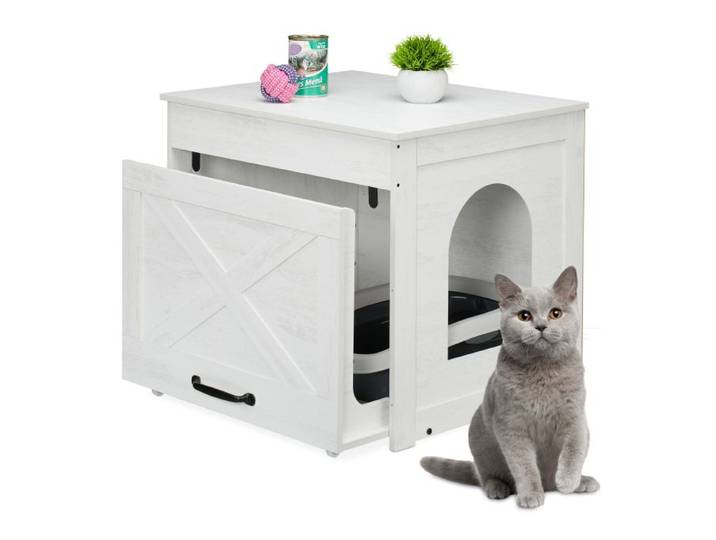 Relaxdays Katzenschrank für Katzentoilette