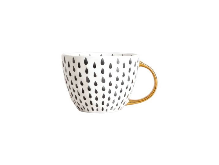 Mug Homla SIDI Black Teardrops, 480 ml